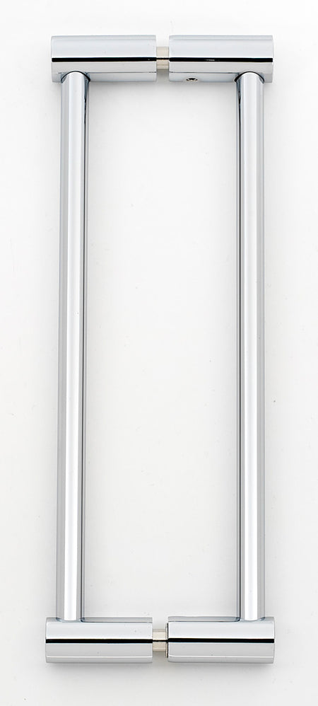 Alno G715-8-PB/NL: 8" cc Contemporary I Back to Back Door Pull - Unlacquered Brass