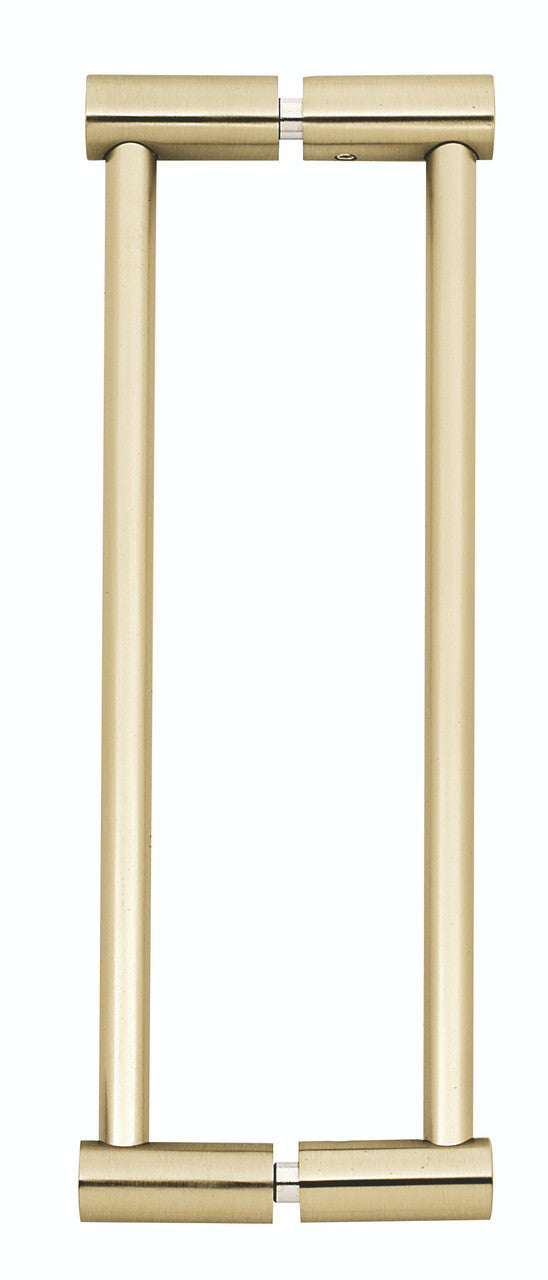 Alno G715-8-SB: 8" cc Contemporary I Back to Back Door Pull - Satin Brass