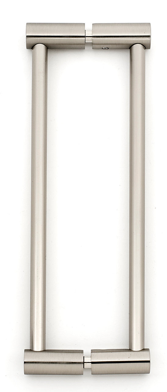 Alno G715-8-SN: 8" cc Contemporary I Back to Back Door Pulls - Satin Nickel