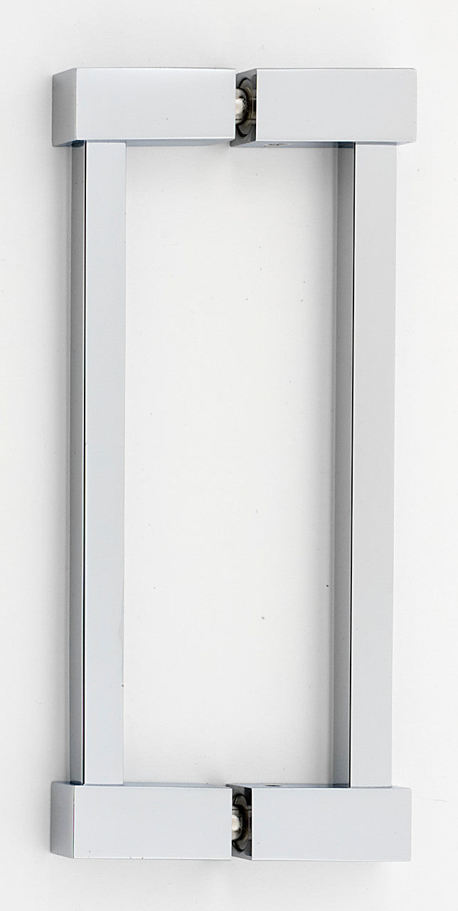 Alno G718-6-PB/NL: 6" cc Contemporary II Back to Back Door Pull - Unlacquered Brass