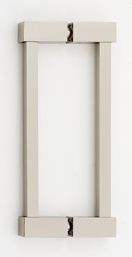 Alno G718-6-PN: 6" cc Contemporary II Back to Back Door Pulls - Polished Nickel