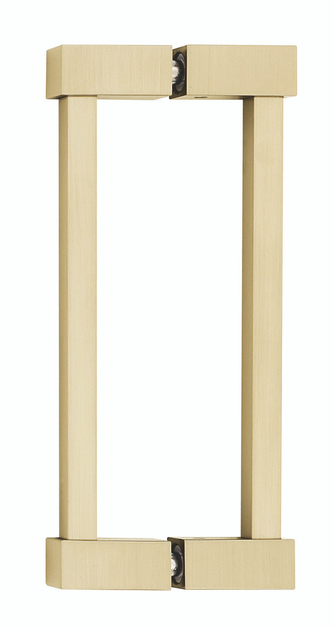 Alno G718-6-SB: 6" cc Contemporary II Back to Back Door Pull - Satin Brass
