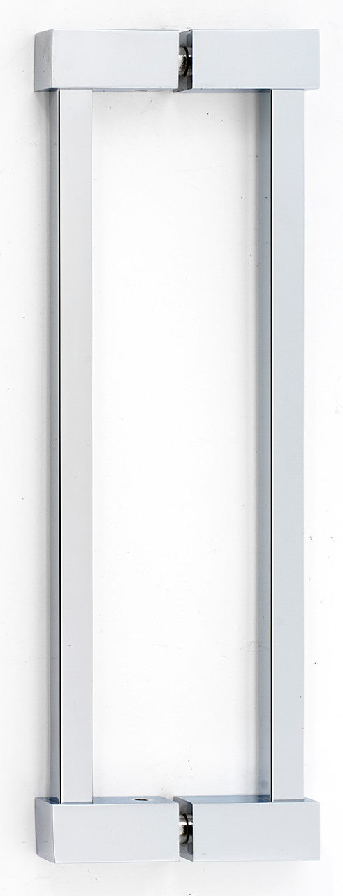 Alno G718-8-PB/NL: 8" cc Contemporary II Back to Back Door Pull - Unlacquered Brass