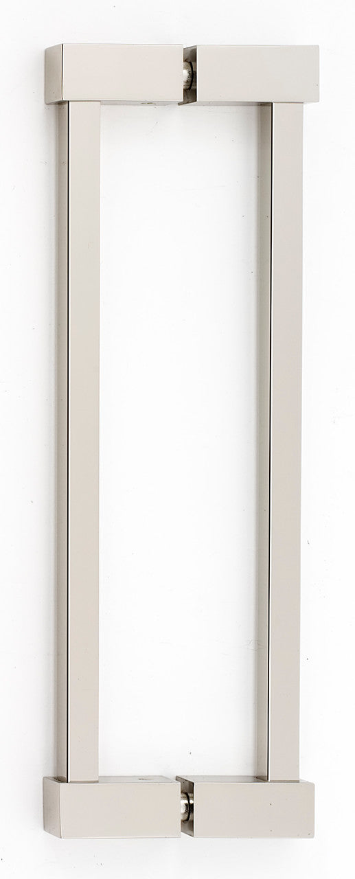 Alno G718-8-PN: 8" cc Contemporary II Back to Back Door Pulls - Polished Nickel