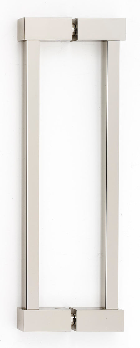 Alno G718-8-PN: 8" cc Contemporary II Back to Back Door Pulls - Polished Nickel