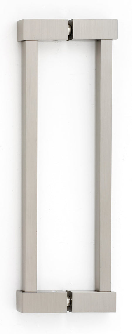 Alno G718-8-SN: 8" cc Contemporary II Back to Back Door Pulls - Satin Nickel