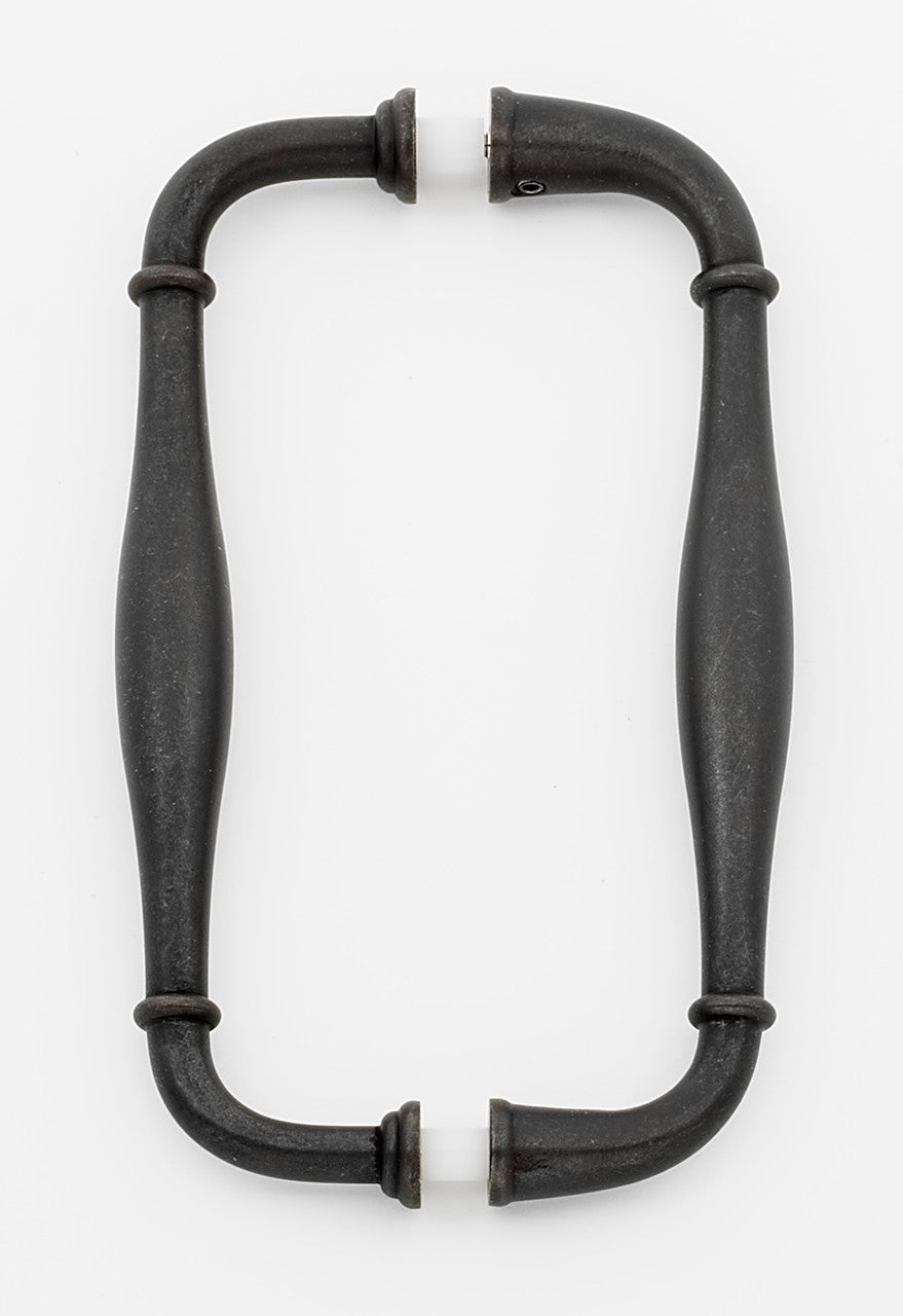 Alno G726-6-BARC: 6" cc Charlie's Collection Back to Back Door Pulls - Barcelona