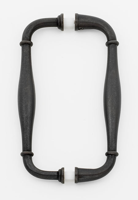 Alno G726-6-BARC: 6" cc Charlie's Collection Back to Back Door Pulls - Barcelona