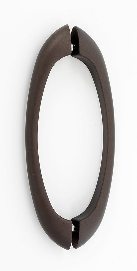 Alno G855-6-CHBRZ: 6" cc C855 Series Modern Back to Back Door Pulls - Chocolate Bronze