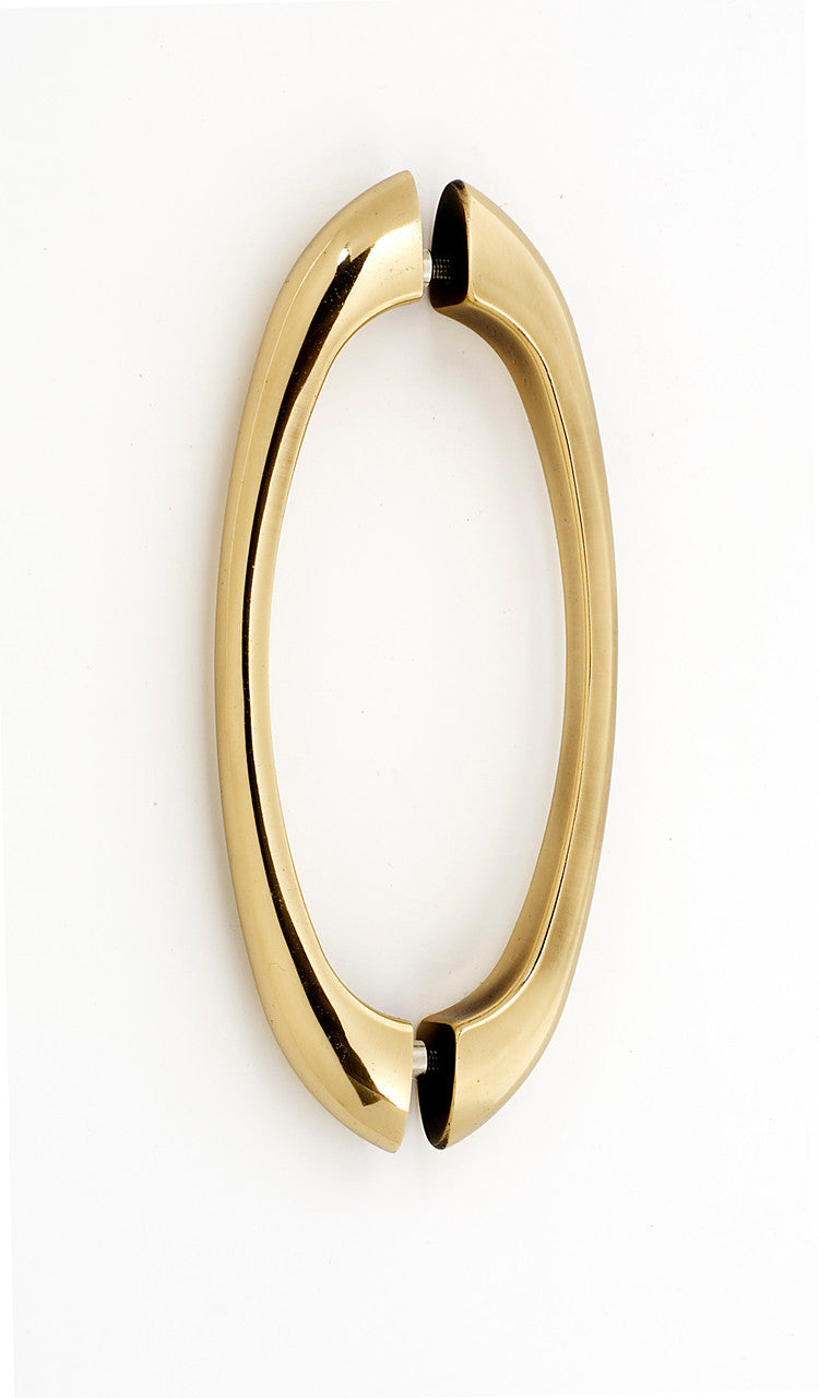 Alno G855-6-PA: 6" cc C855 Series Modern Back to Back Door Pulls - Polished Antique