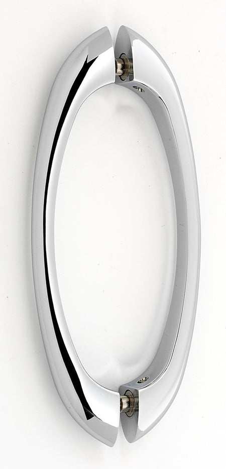 Alno G855-6-PC: 6" cc C855 Series Modern Back to Back Door Pulls - Polished Chrome