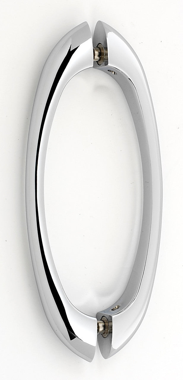 Alno G855-6-PC: 6" cc C855 Series Modern Back to Back Door Pulls - Polished Chrome