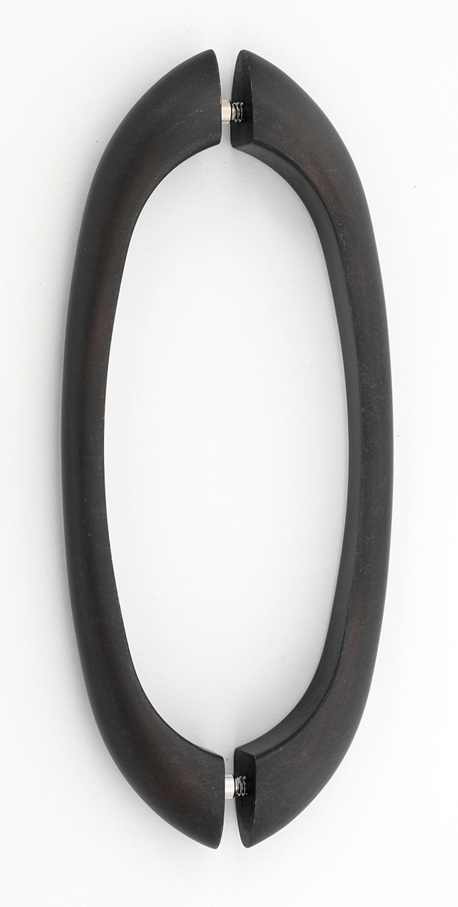 Alno G855-8-BARC: 8" cc C855 Series Modern Back to Back Door Pulls - Barcelona