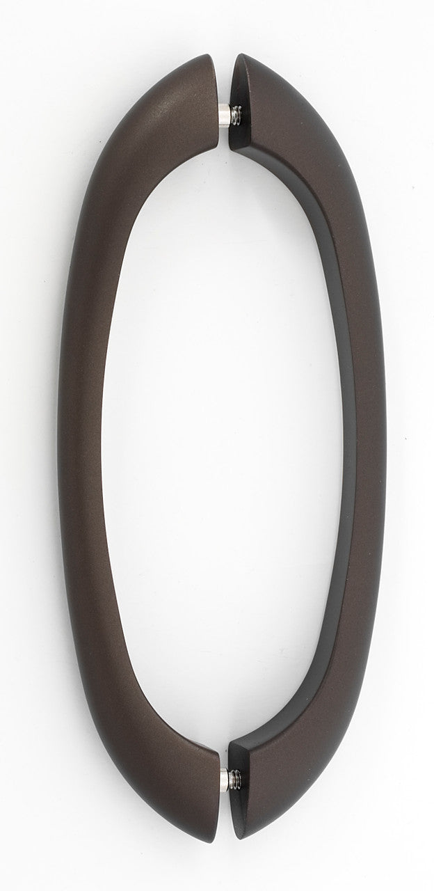 Alno G855-8-CHBRZ: 8" cc C855 Series Modern Back to Back Door Pulls - Chocolate Bronze