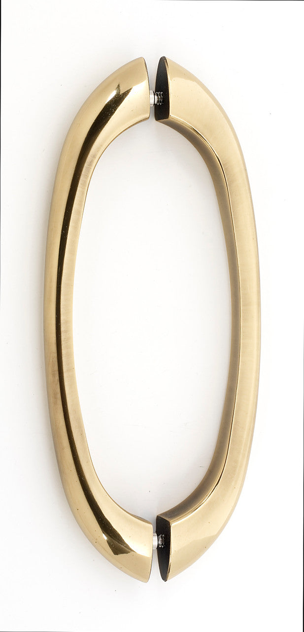 Alno G855-8-PA: 8" cc C855 Series Modern Back to Back Door Pulls - Polished Antique