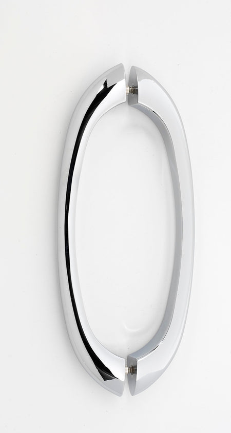 Alno G855-8-PC: 8" cc C855 Series Modern Back to Back Door Pulls - Polished Chrome