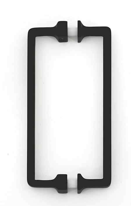 Alno G950-6-MB: 6" cc Millennium Back to Back Door Pull - Matte Black