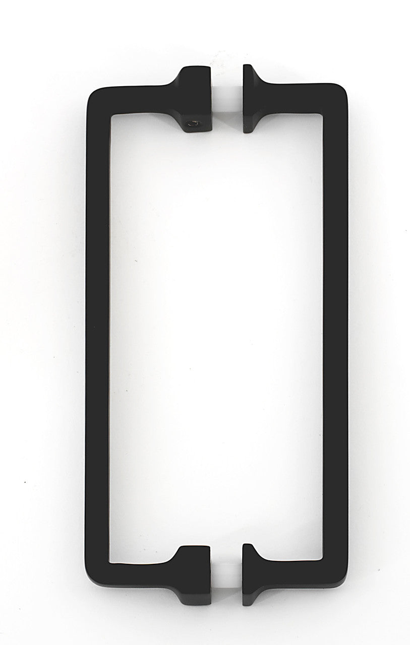 Alno G950-6-MB: 6" cc Millennium Back to Back Door Pull - Matte Black
