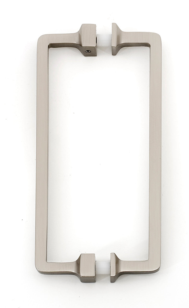 Alno G950-6-SN: 6" cc Millennium Back to Back Door Pulls - Satin Nickel