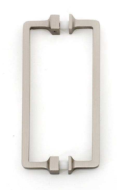 Alno G950-6-SN: 6" cc Millennium Back to Back Door Pulls - Satin Nickel