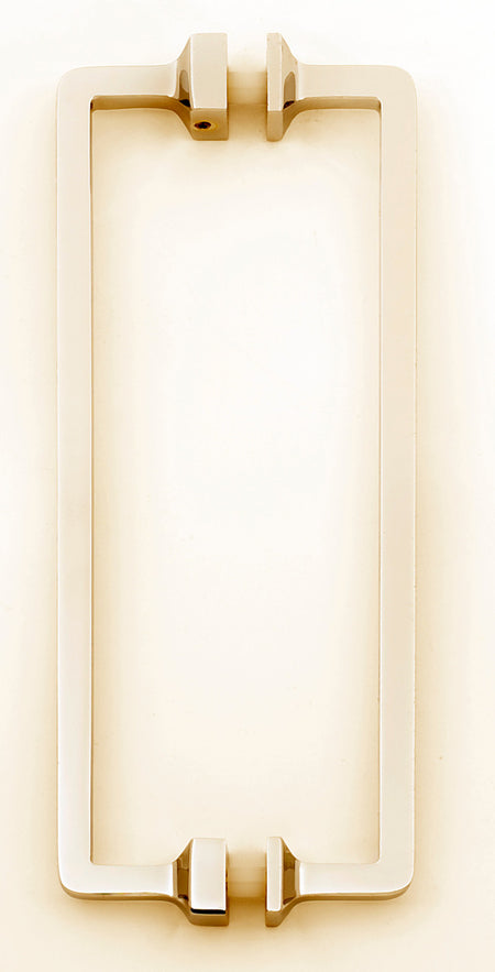 Alno G950-8-PB: 8" cc Millennium Back to Back Door Pull - Polished Brass