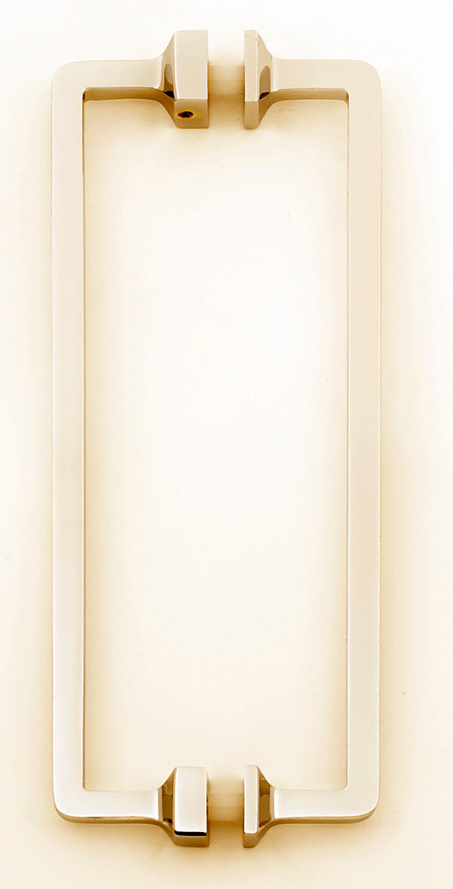Alno G950-8-PB: 8" cc Millennium Back to Back Door Pull - Polished Brass
