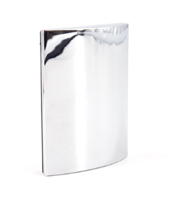 Sugatsune GH-360FP-CR: Glass Door Faceplate for Olympia Hinges - Polished Chrome