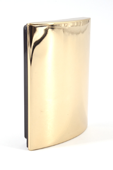 Sugatsune GH-360FP-GP: Glass Door Faceplate for Olympia Hinges - Gold