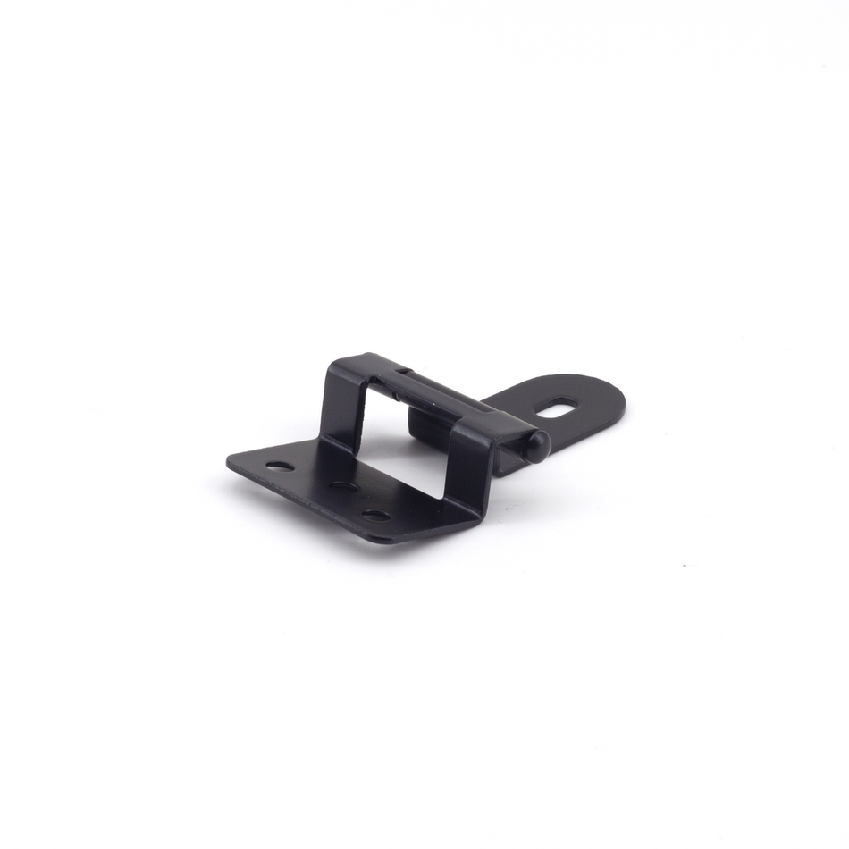 Sugatsune GH-34/8/BL-P: Half Overlay Glass Door Hinge - Black