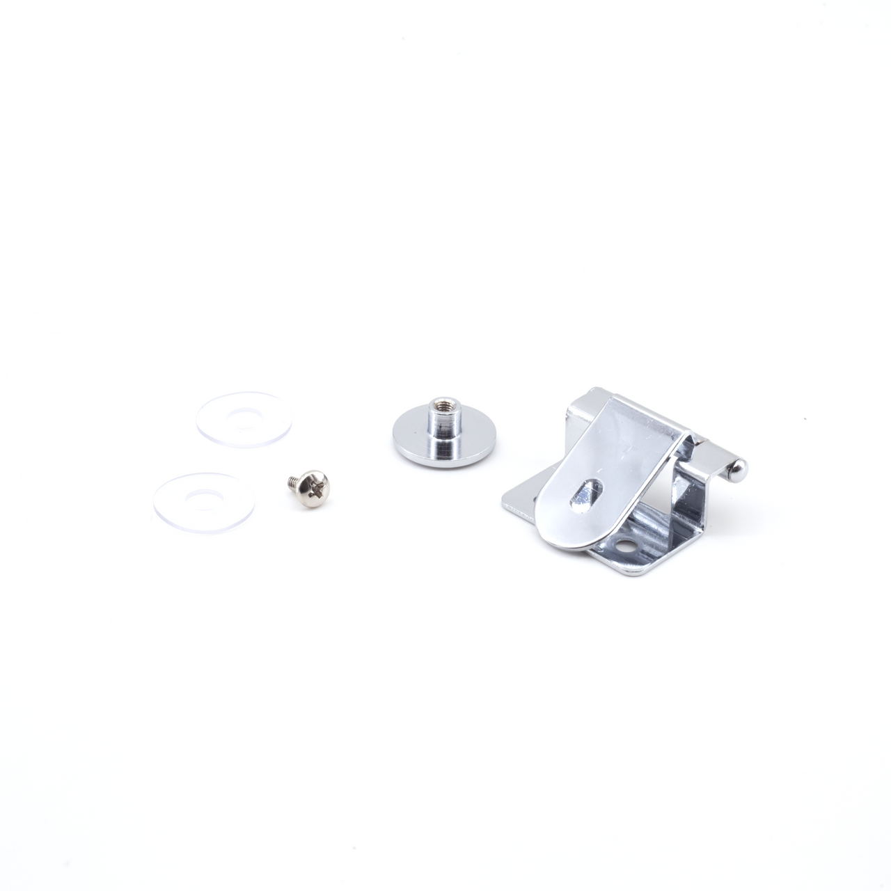 Sugatsune GH-34/8/CR-P: Half Overlay Glass Door Hinge - Polished  Chrome