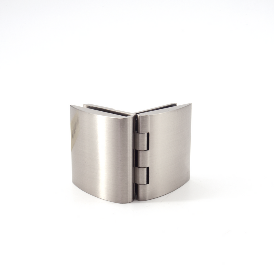 Sugatsune GH-450G/SN: Glass Door Hinge For Glass Frame w/o Catch -Satin Nickel