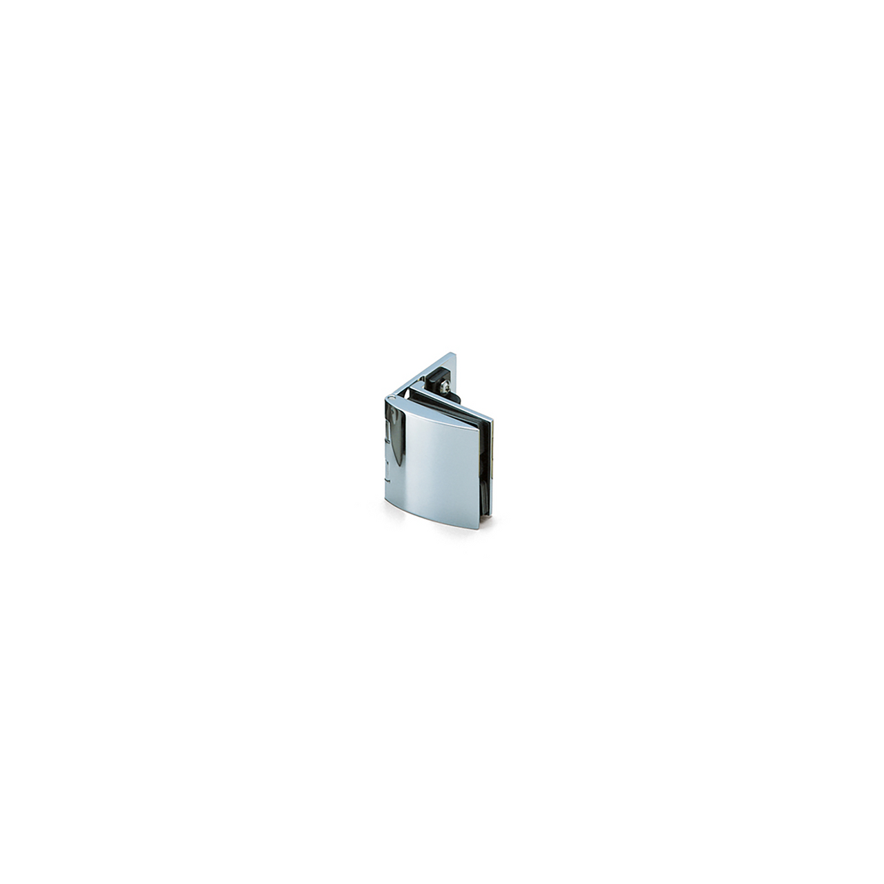 Sugatsune GH-450/CR: Inset Glass Door Hinge w/Catch - Polished  Chrome