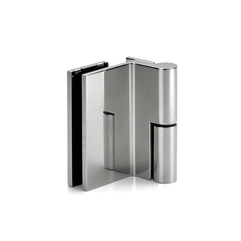 Sugatsune GH-G02SH-SM-R: Glass Door Gravity Hinge (right) - Mirror Stainless Steel