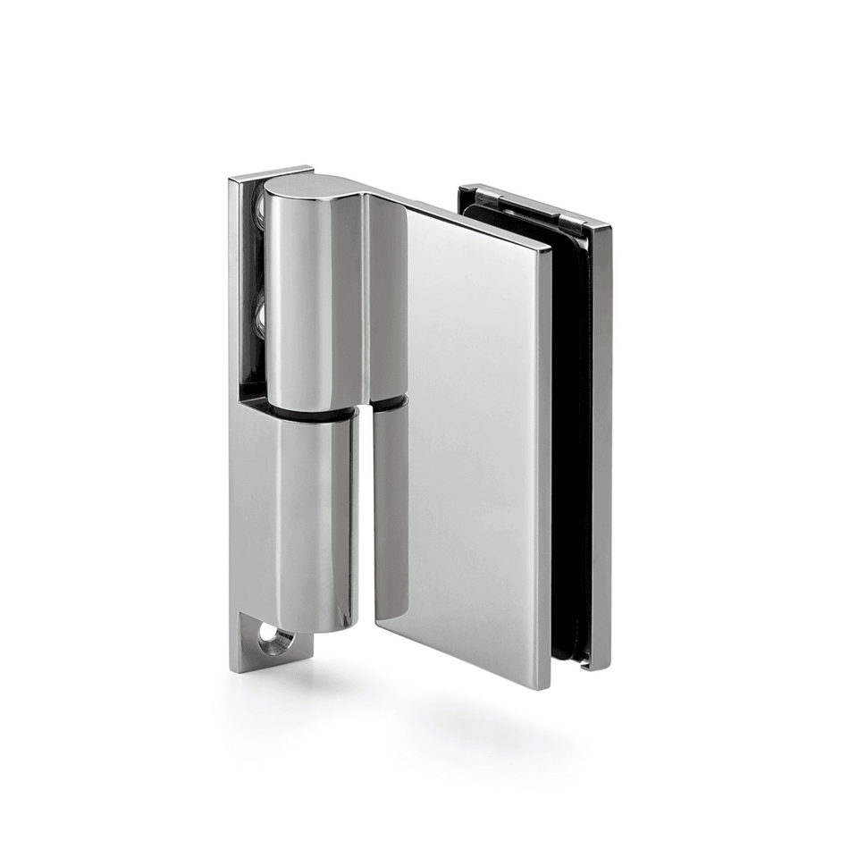 Sugatsune GH-G07SH-SM-L: Gravity Hinge For Glass Door (right) - Mirror Stainless Steel