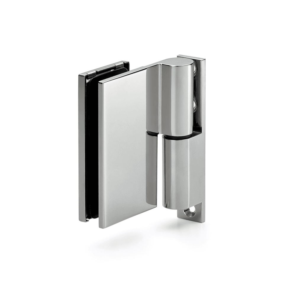 Sugatsune GH-G07SH-SM-R: Glass Door Gravity Hinge (right) - Mirror Stainless Steel