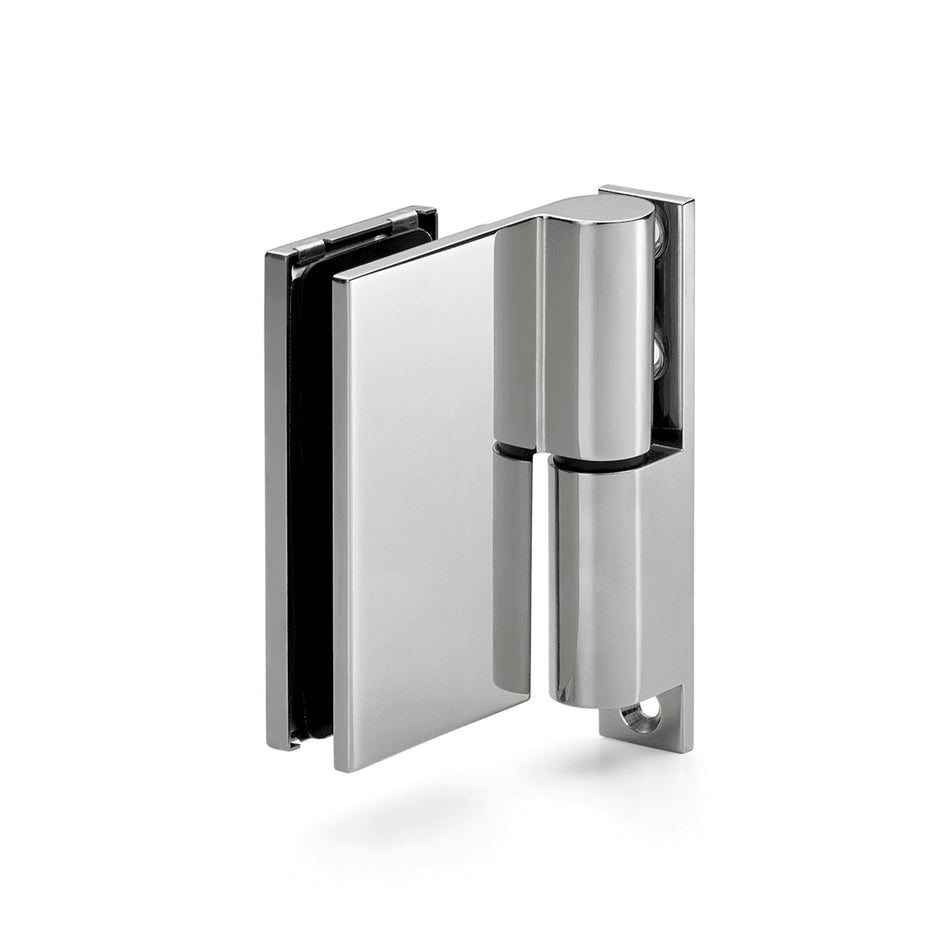 Sugatsune GH-G07SH-SM-R: Gravity Hinge For Glass Door (left) - Mirror Stainless Steel