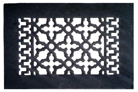 Acorn GRABG: 12" x 7-1/2" Cast Iron Decorative Grille - Black