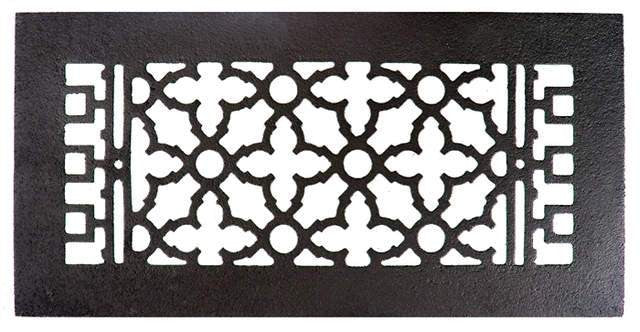 Acorn GRCBG: 16 x 8" Cast Iron Decorative Grille - Black