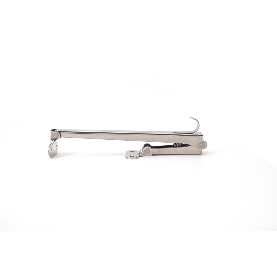 Sugatsune GTS-300: Spring Loaded Folding Shelf Bracket - Satin Stainless Steel