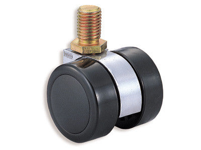 16mm Bolt Mount Double Wheel Caster - 441 lb. Load Capacity