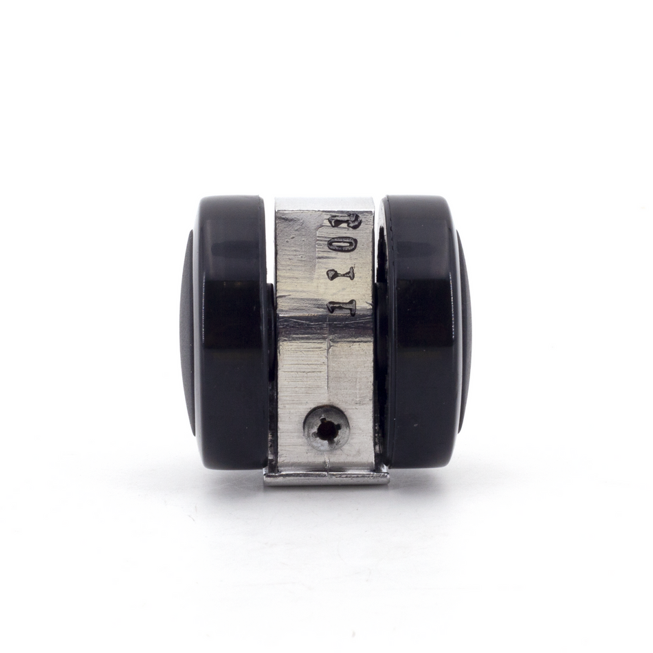 Sugatsune GX-50-N12: Bolt Mount Double Wheel Caster w/o Brake - 220 lb. Load Capacity
