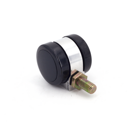 Bolt Mount Double Wheel Caster w/o Brake - 220 lb. Load Capacity