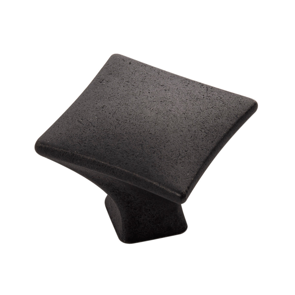 Hickory H076014-BI: 1-1/4" Twist Cabinet Knob - Black Iron