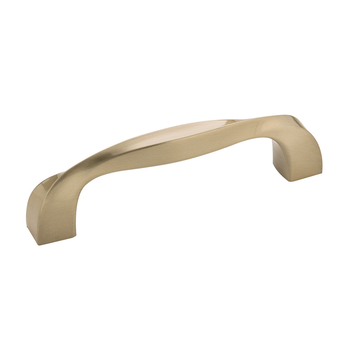 Hickory H076016-EGN: 96mm cc Twist Cabinet Pull - Elusive Golden Nickel