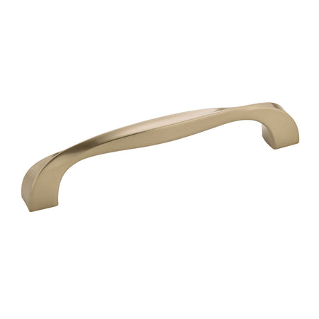 Hickory H076017-EGN: 128mm cc Twist Cabinet Pull - Elusive Golden Nickel