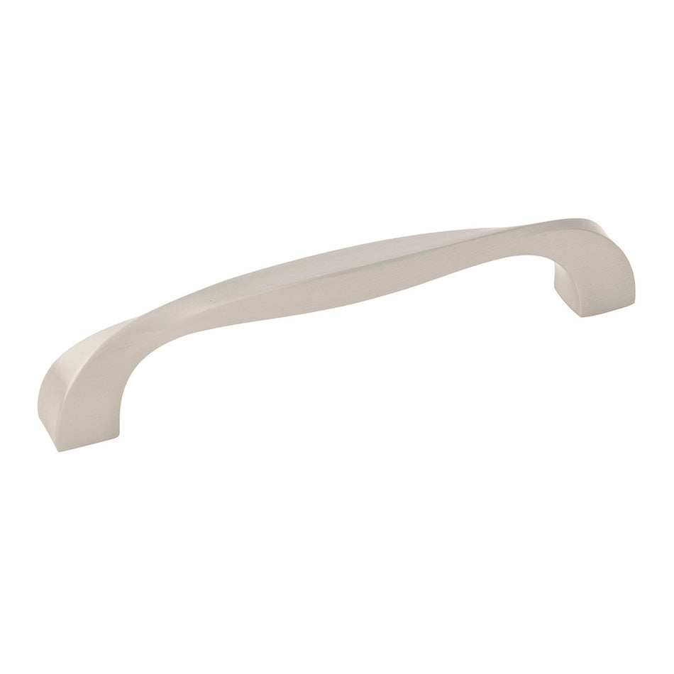 Hickory H076017-SN: 128mm cc Twist Cabinet Pull - Satin Nickel