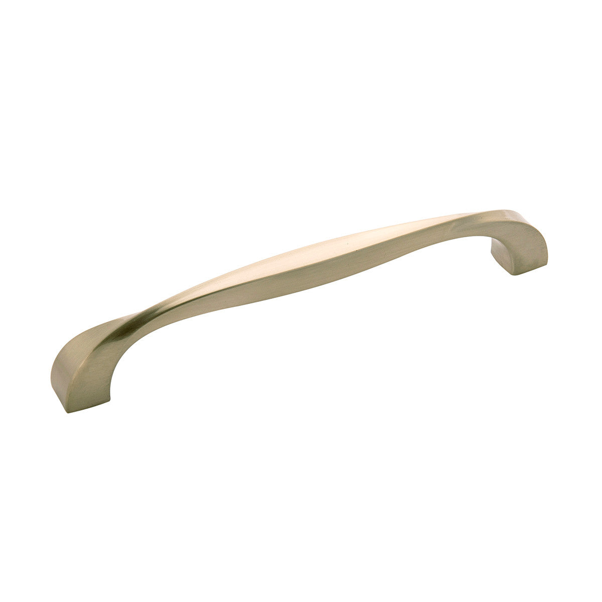 Hickory H076018-EGN: 160mm cc Twist Cabinet Pull - Elusive Golden Nickel