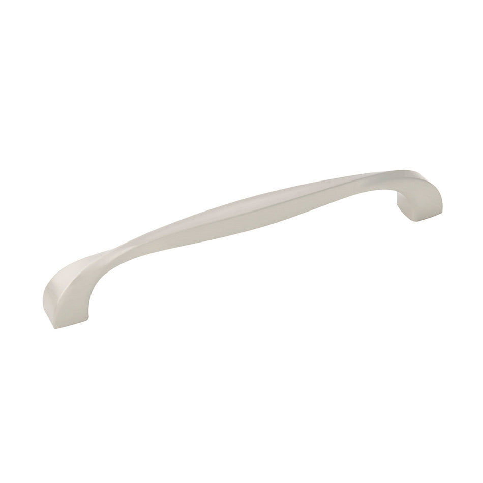 Hickory H076018-SN: 160mm cc Twist Cabinet Pull - Satin Nickel