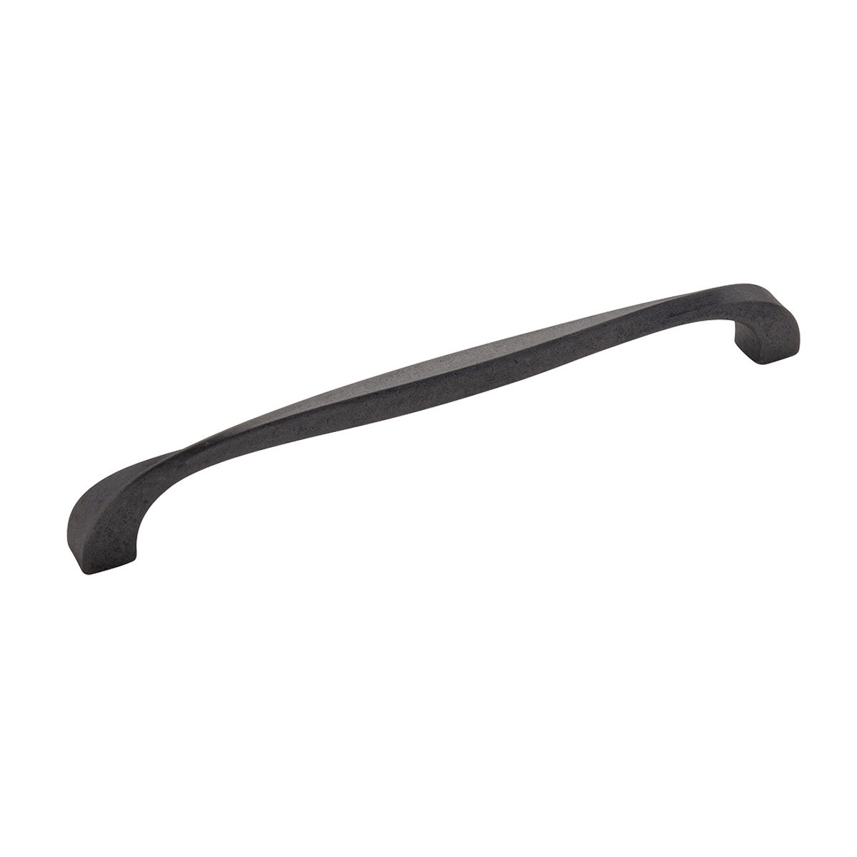 Hickory H076020-BI: 224mm cc Twist Cabinet Pull - Black Iron
