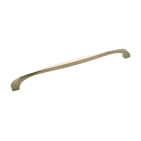 Hickory H076021-EGN: 12" cc Twist Cabinet Pull - Elusive Golden Nickel